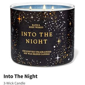 🆕BATH & BODY WORKS 3 WICK CANDLE/ INTO THE NIGHT